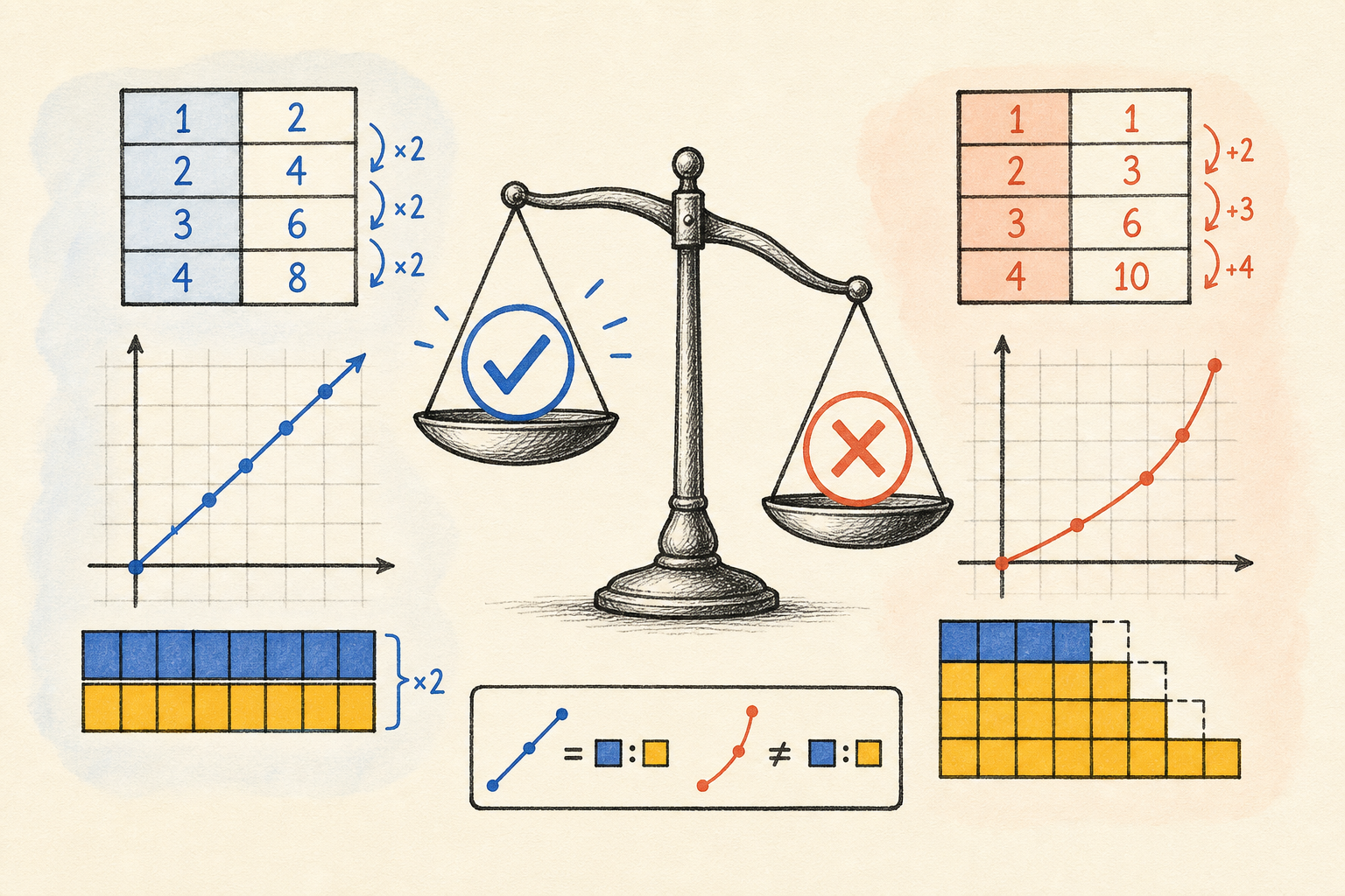 Editorial math illustration for Is it Proportional?
