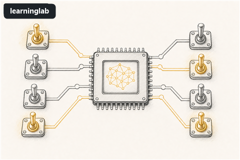 Line-art illustration for Why Do Computers Use the Binary System?