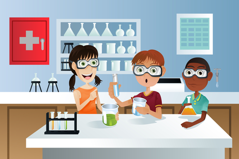 Picture of Students Taking Part in a Science Project